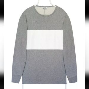 Acne Studios Finish Rugby Stripe Crew Sweatshirt